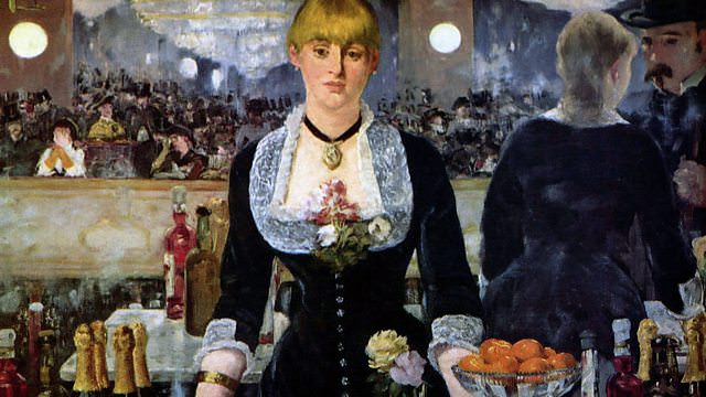 Edouard Manet - A Bar at Folies-Bergere / Folies-Bergere’ de Bir Bar 