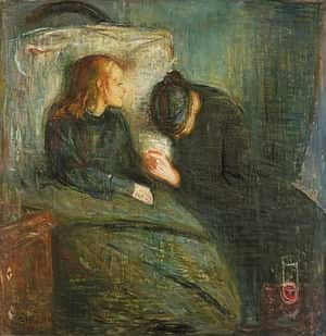 The Sick Child, 1885 by Edvard Munch Paintings