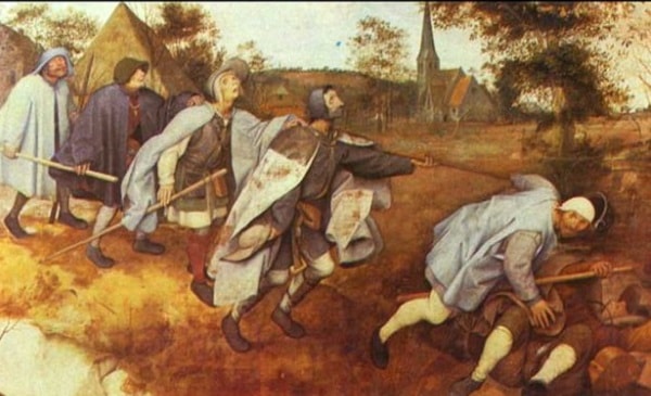 The Blind Leading the Blind, 1568 by Pieter Bruegel the Elder