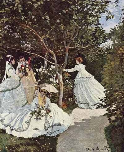 Women in the Garden, 1866 by Claude Monet