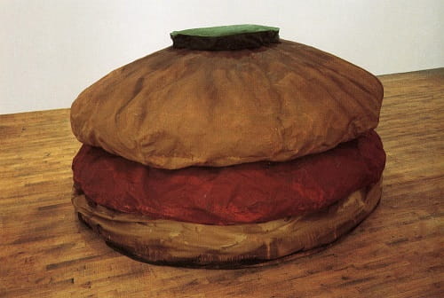 Floor Burger, 1962 by Claes Oldenburg.