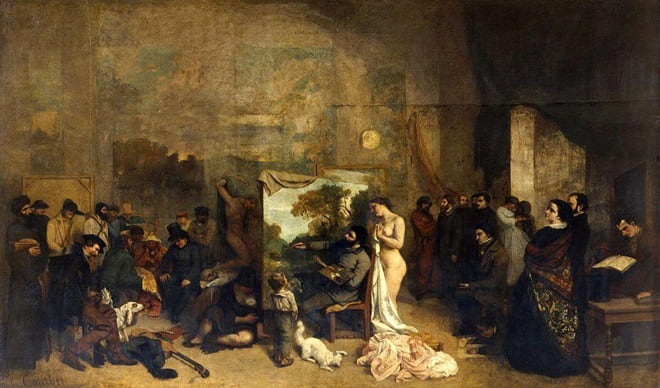 Gustave Courbet's The Artist's Studio Analysis
