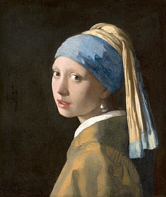Girl with a Pearl Earring, 1665 - Johannes Vermeer (Jan Vermeer) - Mauritshuis, The Hague, Netherlands.