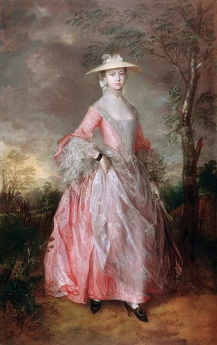 Portrait of Countess Howe, 1764 by Thomas Gainsborough.